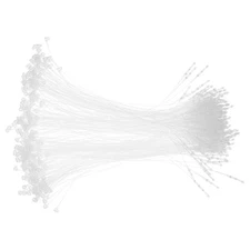 3000 Pcs Plastic Snap Fastener Clips for Clothes Retail Store Supplies