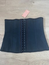 Medium FeelinGirl Neoprene Waist Cincher TrainerTummy Slimmer - Black