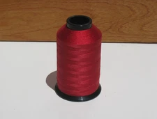 Vintage Gudebrod Rod Wrapping Thread, 4 oz. Spool – RED #0326, Size "D", NYLON