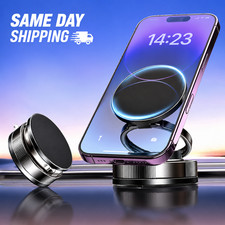 Magnetic Car Phone Mount 360 Adjustable Strong Suction Dashboard Holder