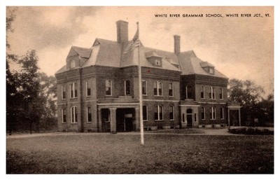 White River Grammar School White River Junction VT C1910s Postcard AG15