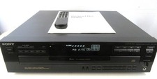 Sony CDP-C445 5 Disc Compact Disk Player W/ Remote Manual - Tested A