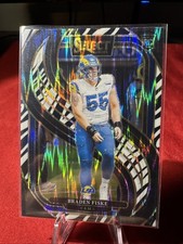 2024 Panini Select - Prem Lvl  Braden Fiske #171 Zebra Shock Prizm (RC) CASE HIT