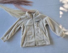 NWT COLUMBIA ZIP UP FLEECE JACKET Size Youth 2T -4T And XXS Ivory Color