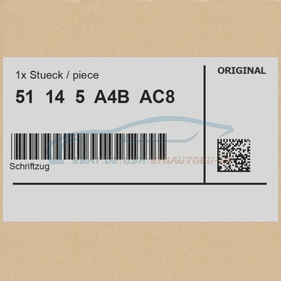 Original BMW 51145A4BAC8 - Schriftzug