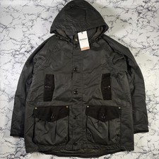 BARBOUR Giacca Uomo Oliva Moderna Heritage Beaufort Cera TAGLIA MEDIA NUOVA Autentica