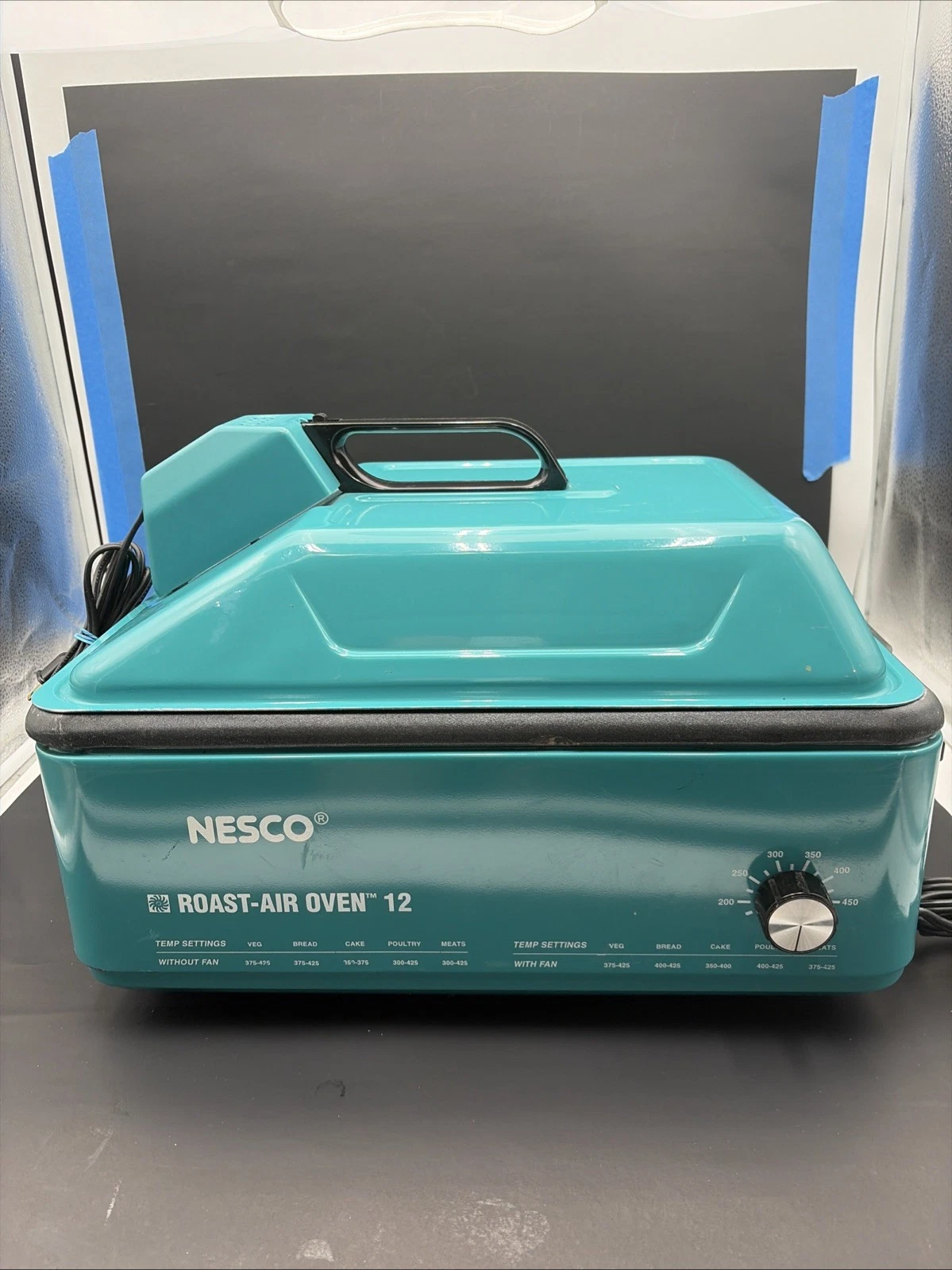 Nesco Roast-air Oven 12 Turquoise. Tested & Working!
Opens in a new window or tab