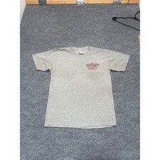 Vintage 2002 Las Vegas T Shirt Mens Medium Gray Gildan Ultra Cotton Graphic Tee