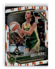 Nika Muhl 2025 Panini Prizm WNBA WNBA Logo Prizms #127 Seattle Storm