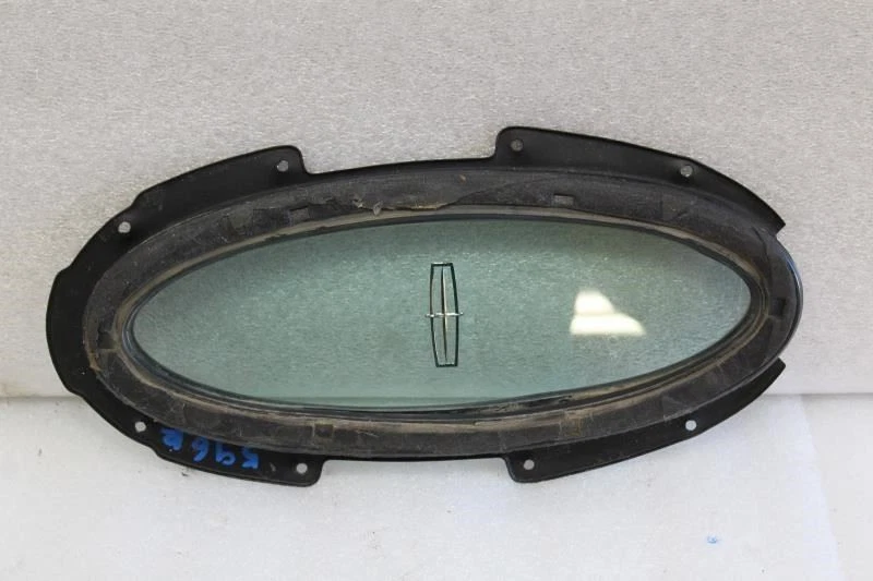 1976 LINCOLN CONTINENTAL MARK IV JANELA OVAL TRASEIRA DE VIDRO QUARTO - Imagem 2 de 4