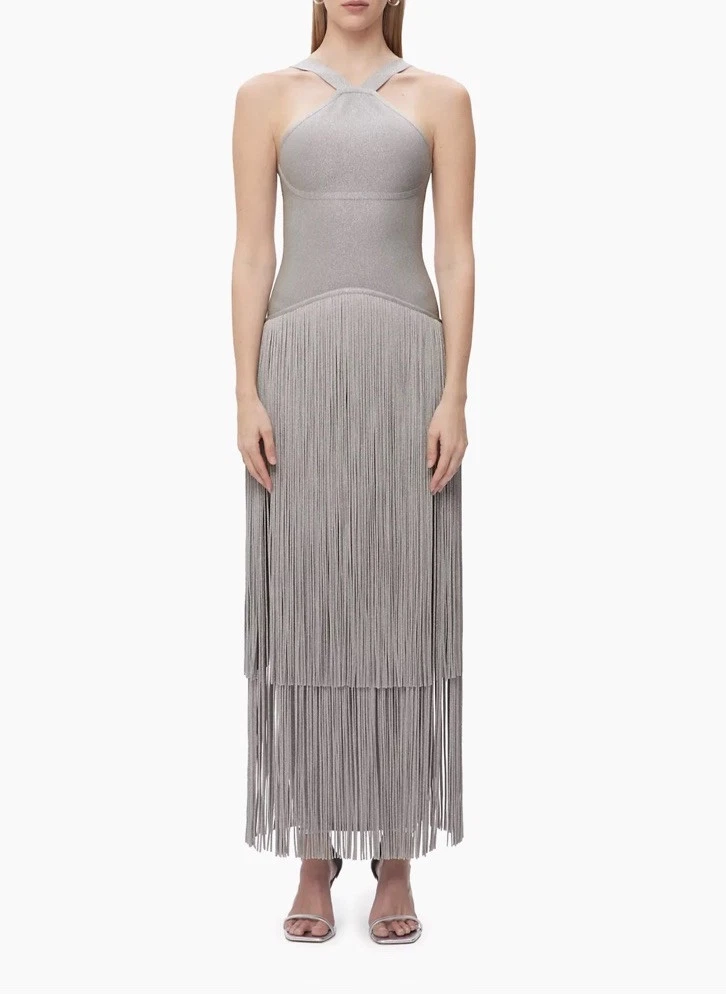 chinese dress ladies Icon Scoop Neck Midi Dress