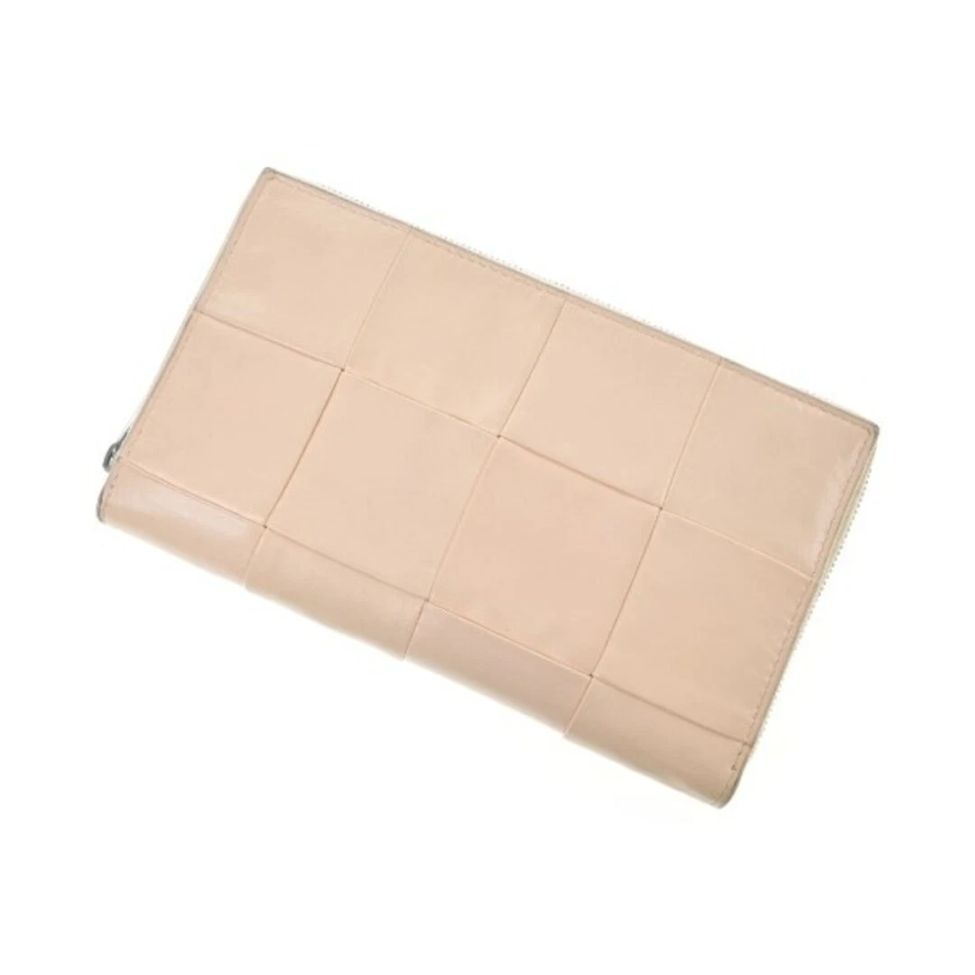 Portafoglio Portamonete Bottega Veneta Rosa Beige Abbigliamento