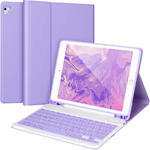 For Ipad 6/5Th Generation Case with Keyboard 2018/2017,Detachable Bluetooth Keyb - Picture 1 of 12