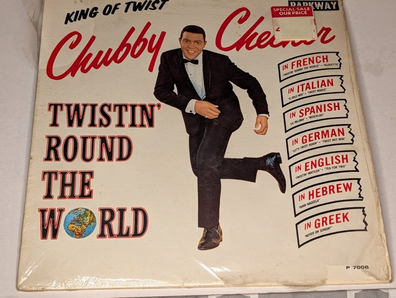 Chubby Checker King Of Twist- Twistin' Around The World Vinyl LP