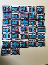 Lot de 32 Pochettes Auchan Vignettes Cartes Star Wars Puissante est la force