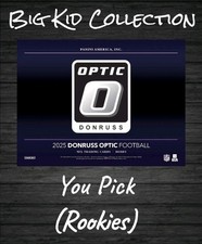 2025 Donruss Optic Memorabilia/Relic Blue Hyper Prizm (Rookie) You Pick