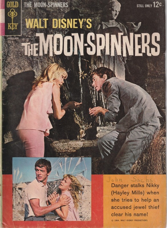 WALT DISNEY'STHE MOON-SPINNERS COMIC