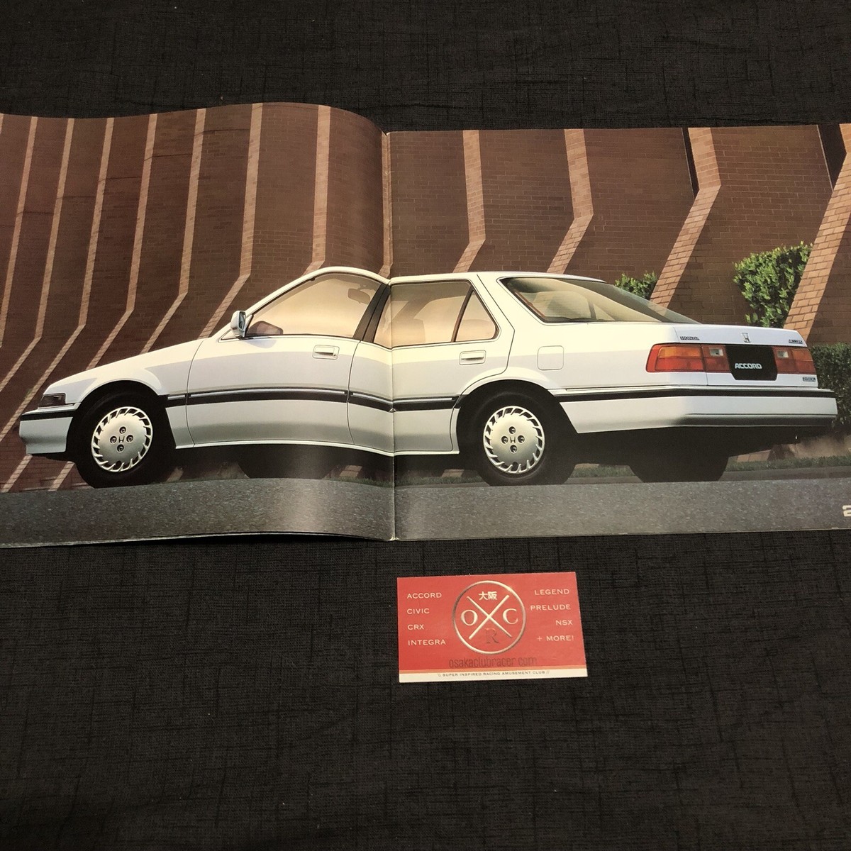 HONDA ACCORDパーツカタログ 86-89 Honda Accord CA Brochure Catalog OEM JDM 87 88 CA5 Sedan EDM