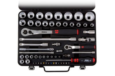 Wurth Zebra 59 Piece 1/4in & 1/2in Drive Socket Set Metric 4