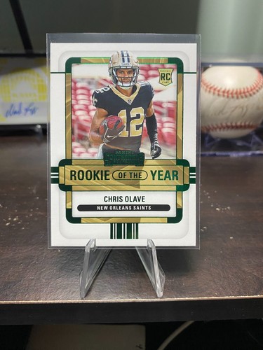 Chris Olave #ROY-COL 2022 Panini Contenders Rookie of the Year card