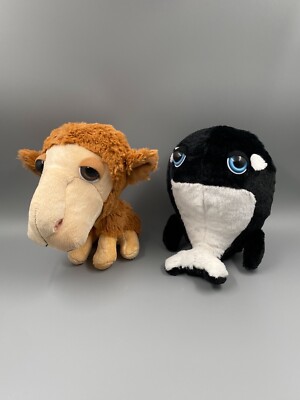 Big Headz Kamel Schaf Orca Wal Stofftier Plüsch Around the World Penny Set