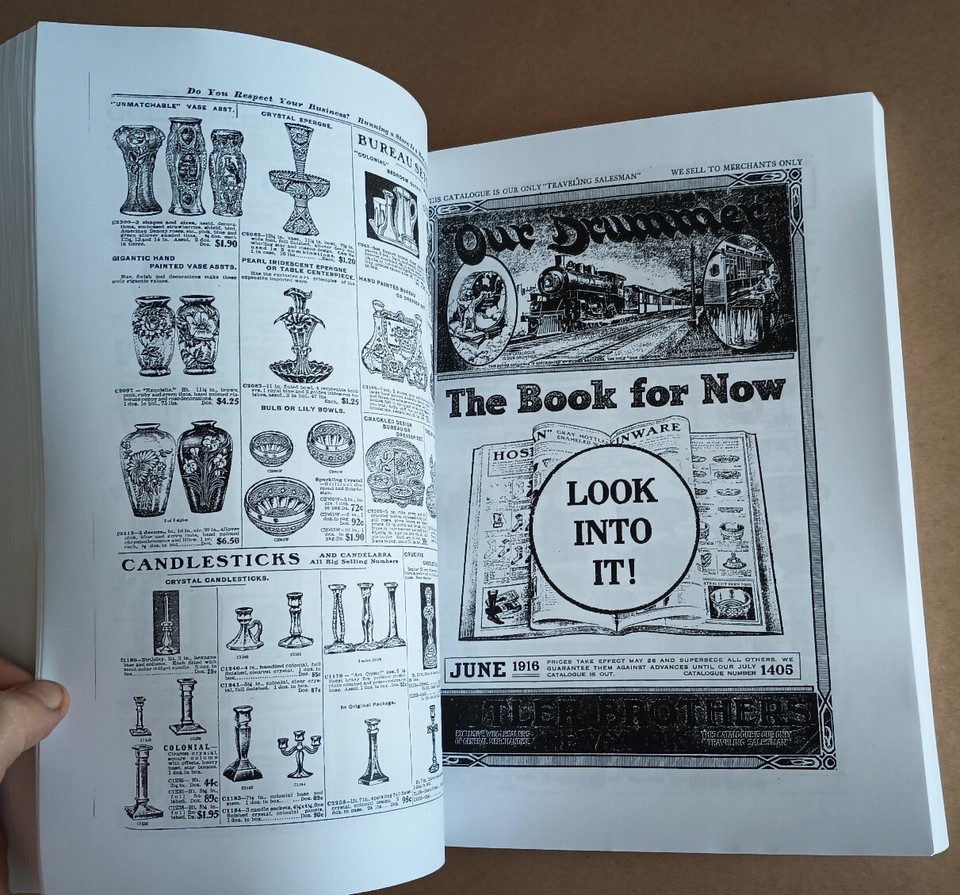 Butler Brothers Catalog Fenton Carnival Glass +Department Store