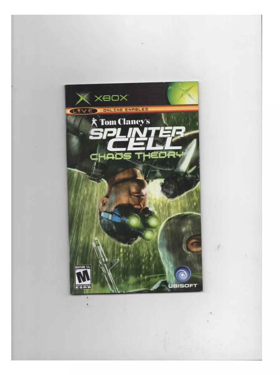 Microsoft Xbox 360 - Tom Clancy's Splinter Cell Conviction - Manual Only