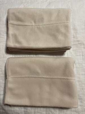 Malden Mills PolarFleece 2 Standard Pillowcases by Berkshire Queen 20 X30  New