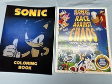 Sonic The Hedgehog Activity Book and Coloring Book