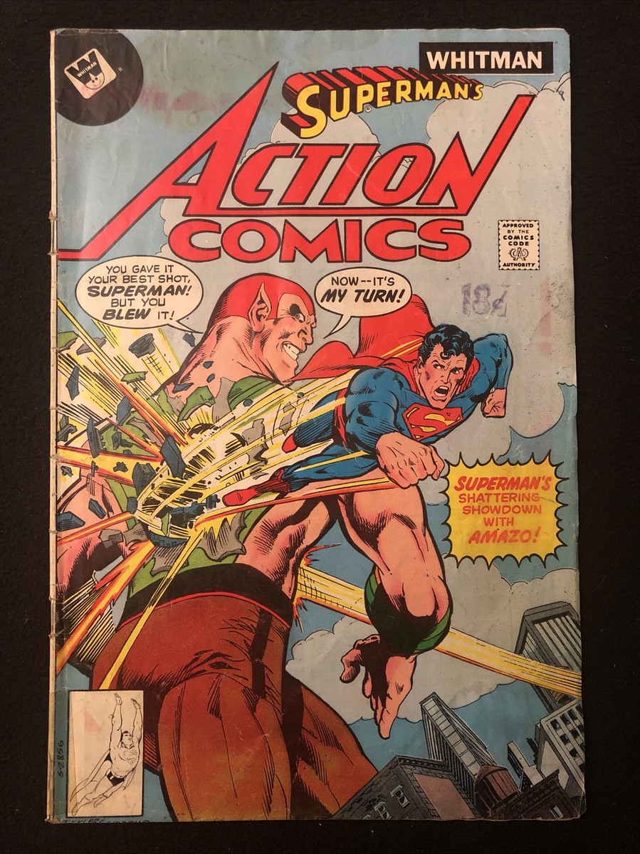 ACTION COMICS 483 3.0 DC 1978 WHITMAN CENTERFOLD MISSING AAS | eBay