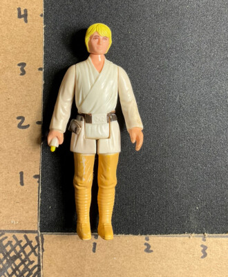 Vintage Kenner Star Wars 1977 Luke Skywalker Farmboy Blonde Hair Action Figure