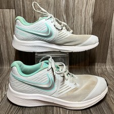Nike Girls Grey Star Runner 2 AT1801-006 Running Shoes Sneakers US 5Y