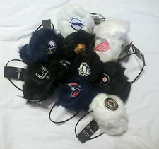NHL FUZZY WOMENS EARMUFFS EAR MUFFS ( PICK YOUR TEAM )  