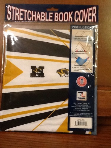 Turner Licensing Stretchable Book Cover Missouri Tigers NWT - Picture 2 of 2