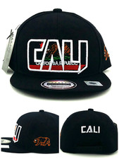 Leader 1954 New California Republic Cali Youth Kids Black Era Snapback Hat Cap