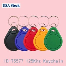 50PCS T5577 Smart Chip 125Khz Rewriteable Copy Badge RFID Duplicator Proximity