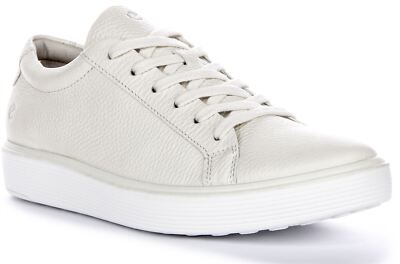 ECCO Soft 60 M Herren Turnschuhe weiß Größe US 6 - 13