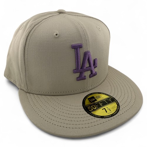New Era Los Angeles Dodgers MLB League Essential Pack Tan 59FIFTY Fitted Hat Cap