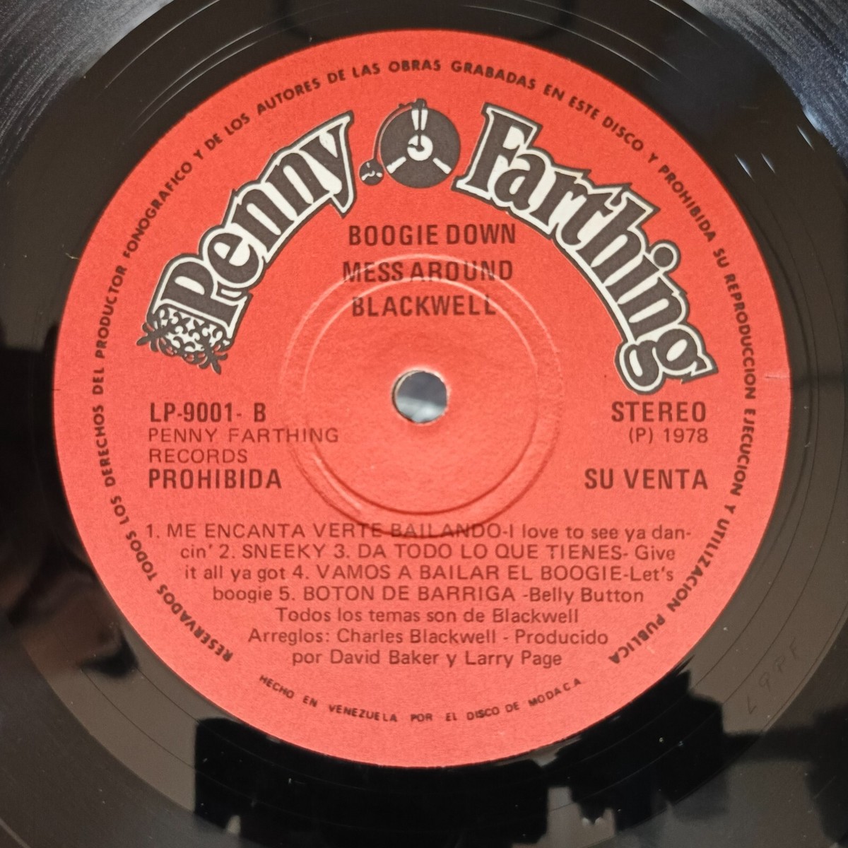 Blackwell ‎– Boogie Down Mess Around [1978] Vinyl LP Disco Funk