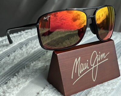 Maui Jim Kaupo Gap MJ 437 04T Red Black Tortoise Frame + Hawaii Lava Polarized
