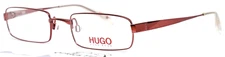 HUGO BOSS HG15592 BU Burgundy Womens Rectangle Eyeglasses 51-19-140 'AS-IS'