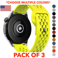 3x Watch Band Breathable Silicone Sport Strap For Samsung Galaxy 7 6 5 4 3 2