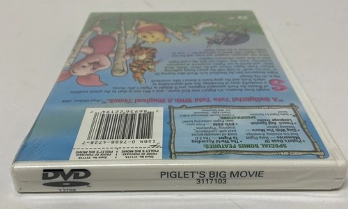 Walt Disney Pictures Presents Piglet's Big Movie (DVD, 2003) New Sealed - Imagen 14 de 24