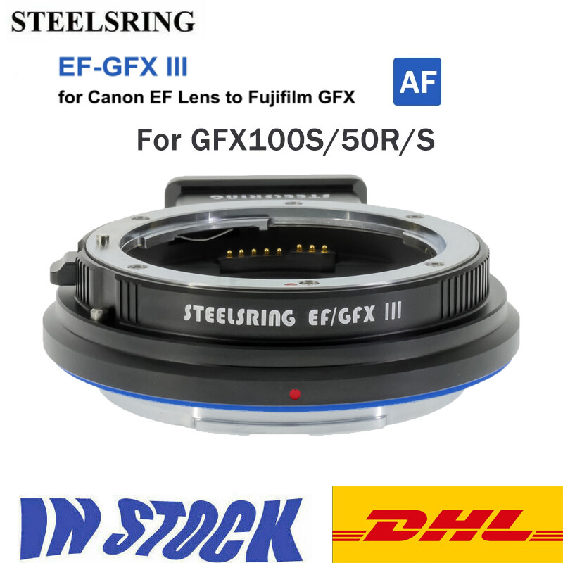 STEELSRING EF-GFX III AF Lens Adapter for Canon EF to Fuji GFX