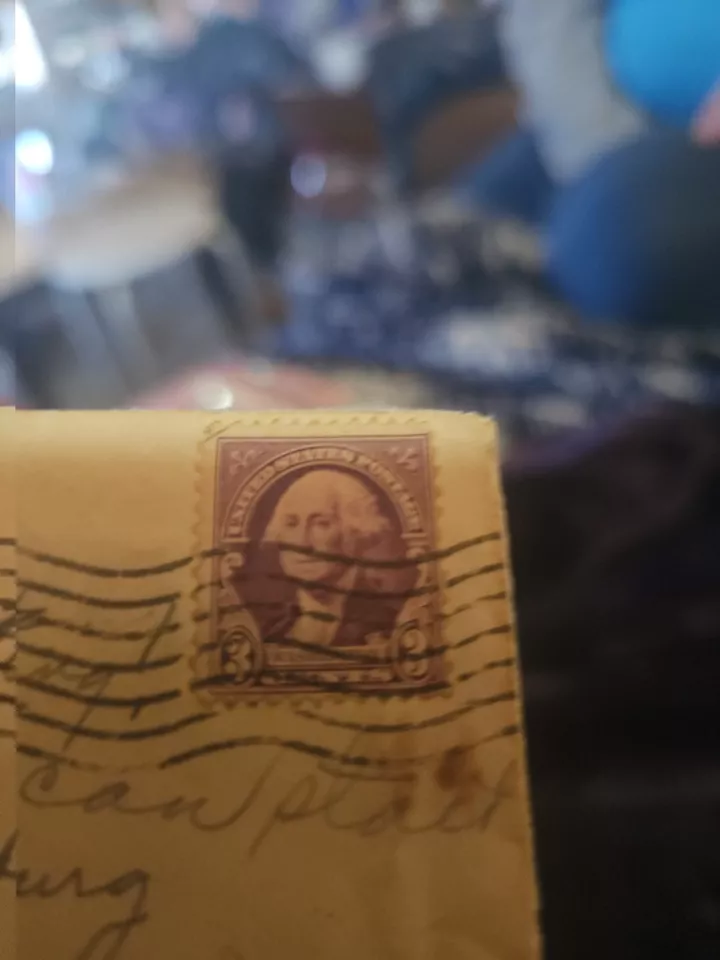 Vintage / Rare George Washington 3 cent purple/violet stamp = = = - Image 2 of 4