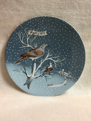 Haviland Twelve Days of Christmas Collector Plate - 'Two Turtle Doves' - w/ Box