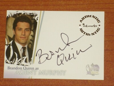 CHARMED 'DESTINY' A10 BRANDON QUINN as AGENT MURPHY Autograph Trading Card 2006