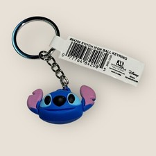 Disney Stitch Icon Ball Keyring Keychain New