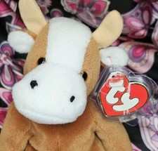 BESSIE the Cow ❤️ MWCT 3rd Gen HT 2nd TT 3/2❤️ rare TY Beanie Baby Plush 1995