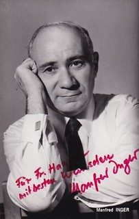 Manfred Inger z.B. "Hotel Sacher Portier" "Tatort" original signiert